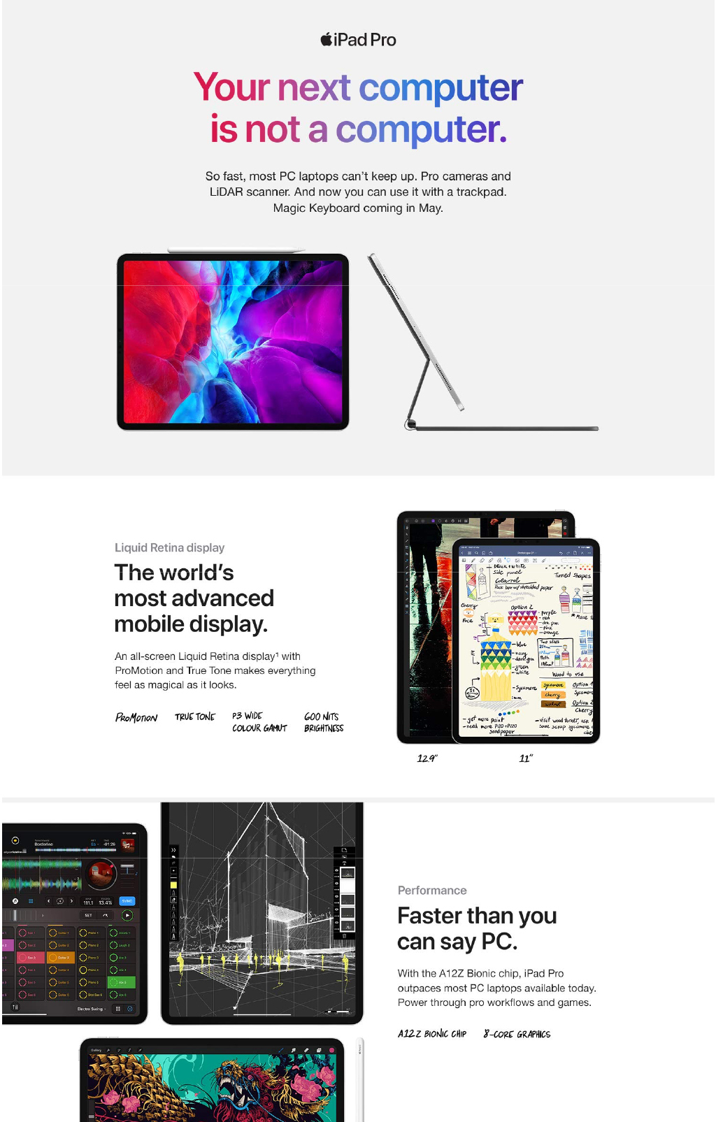 iPad Pro 2020 product Features 1