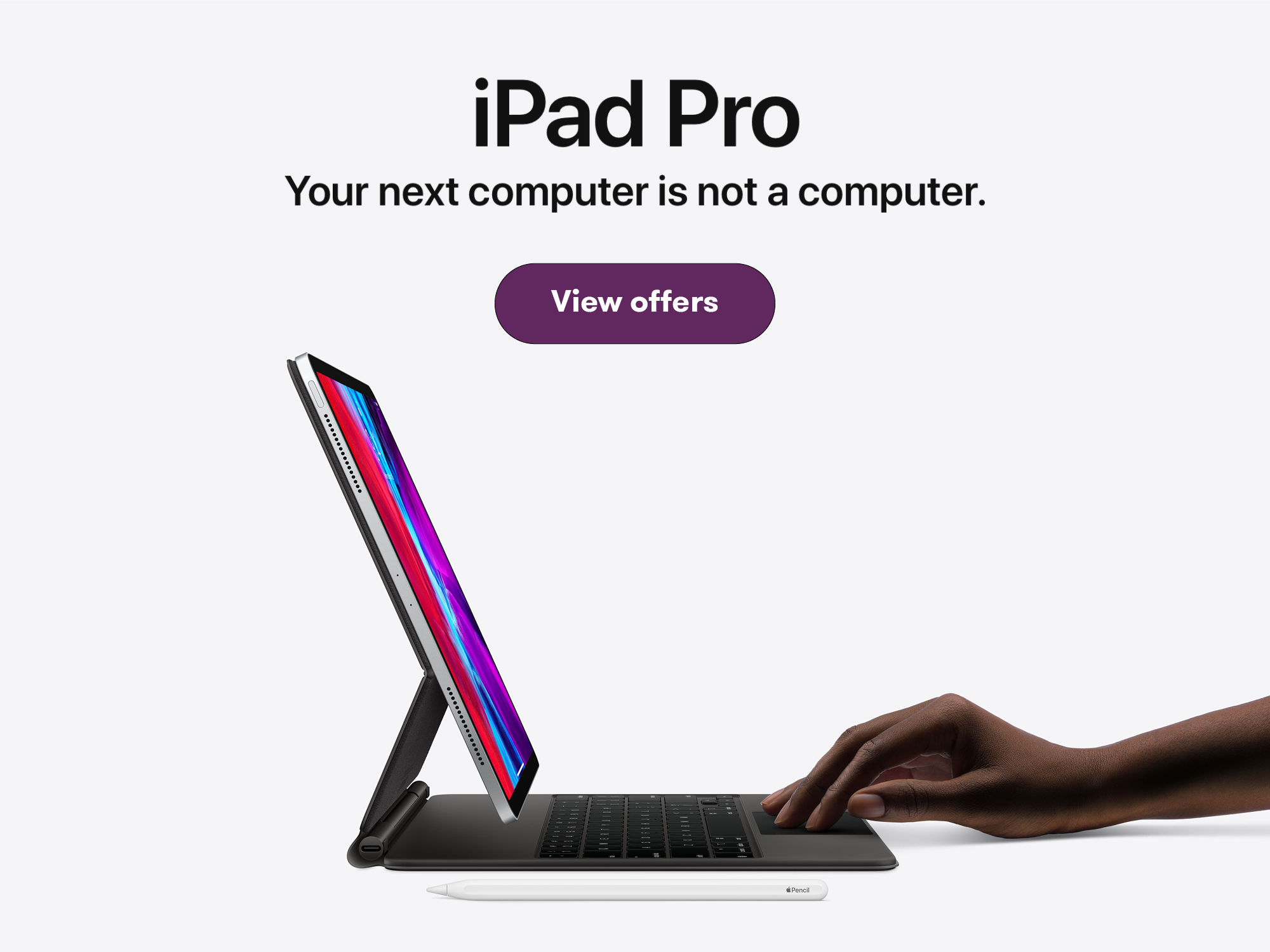 Apple, iPad Pro, Next computer not a computer