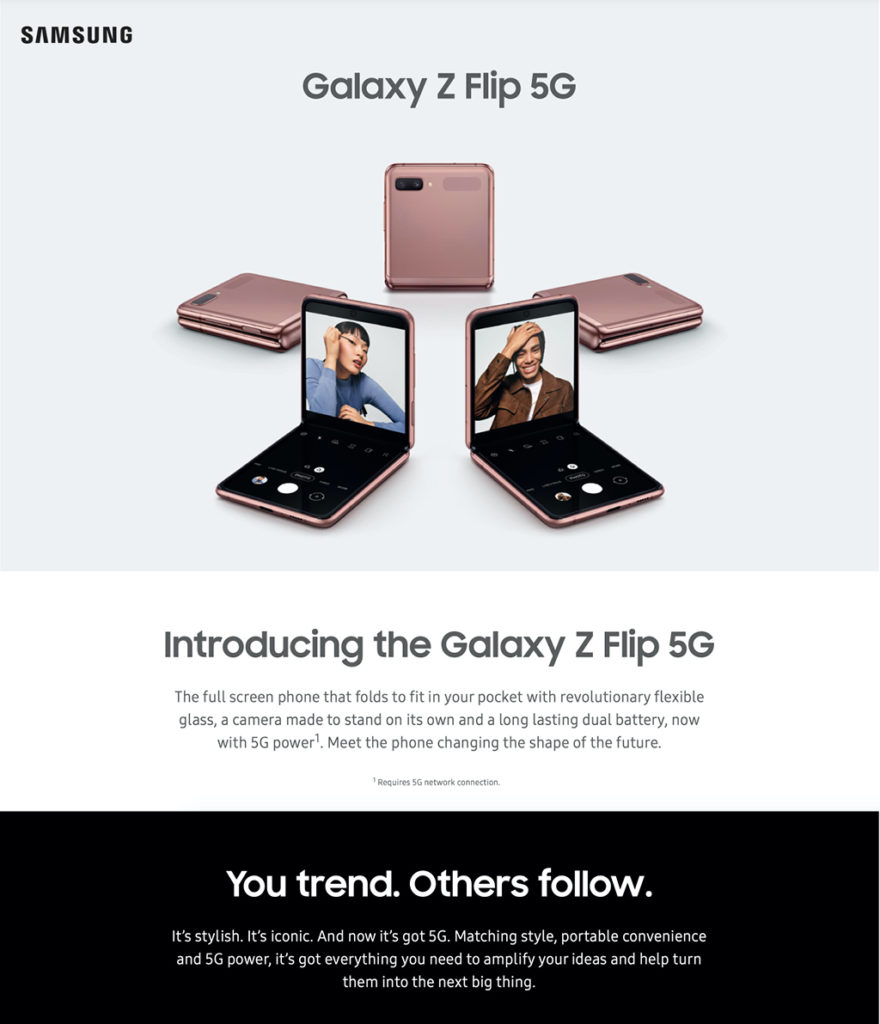 galaxy z flip 5g specs