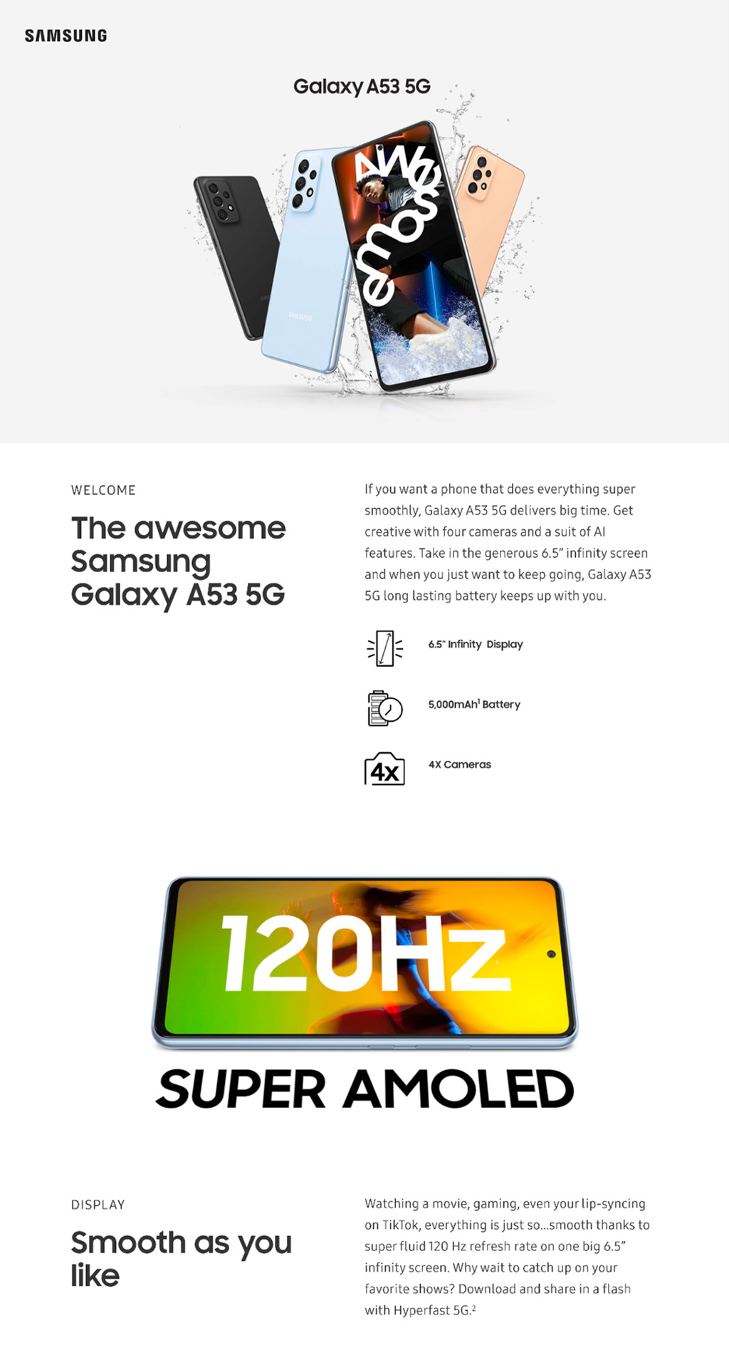 Samsung-A53 Features