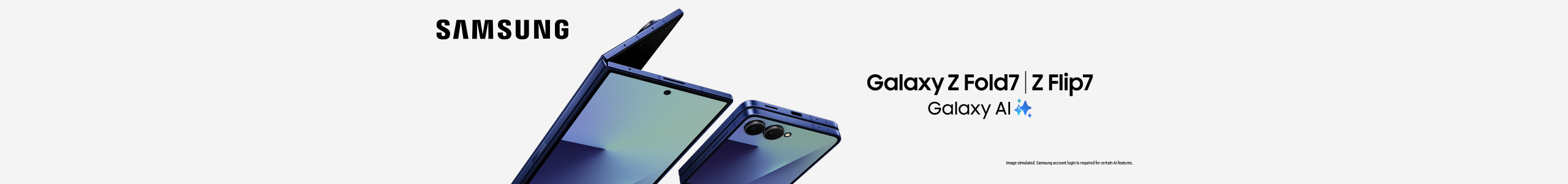Samsung Galaxy Flip 7 Fold 7 Desktop Banner